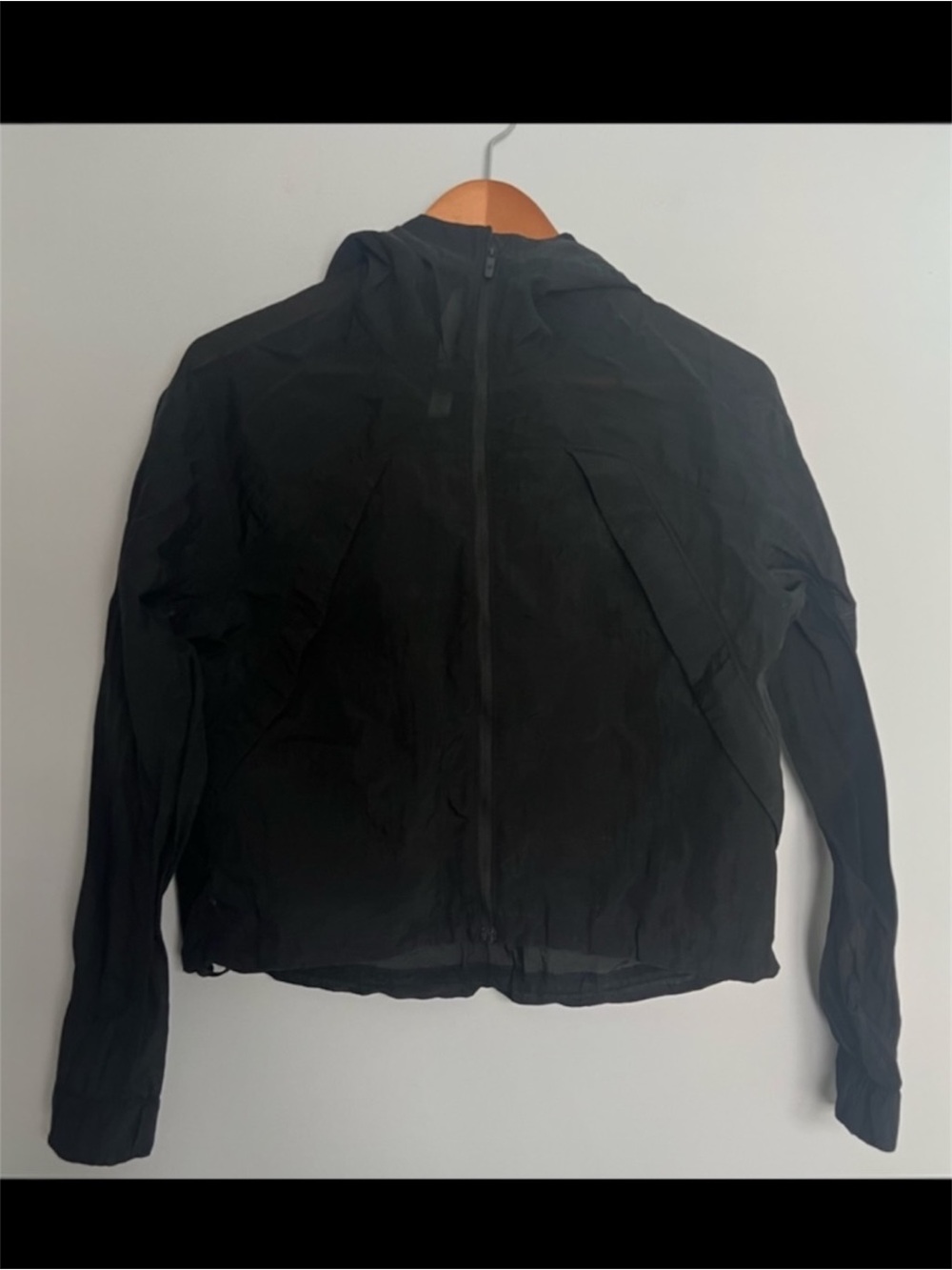 Lululemon Clear Intention Rain Jacket Black Size 6